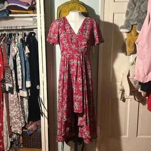 Sharagano pink dress